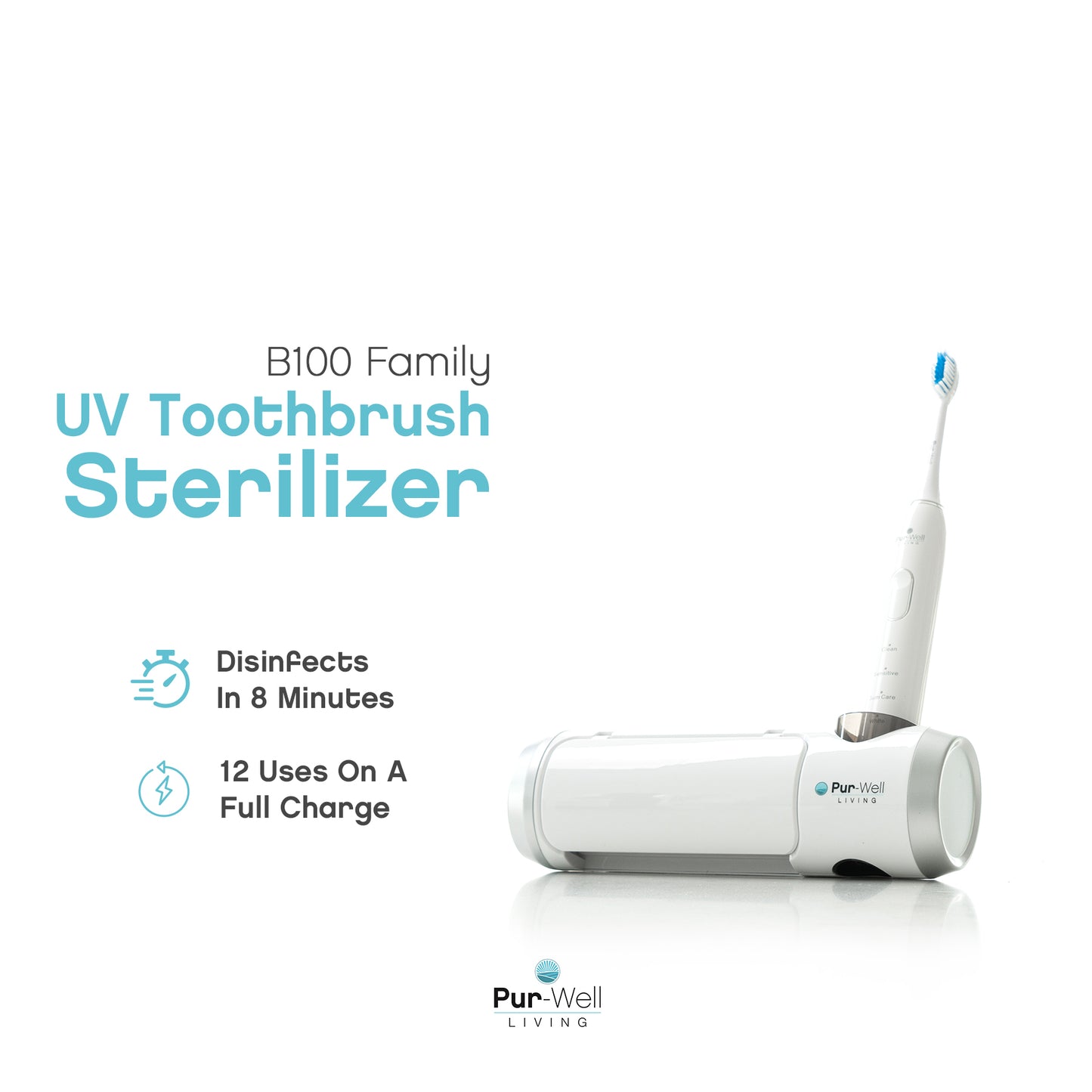 Pur Well UV Light Toothbrush Sterilizer (Home Unit)