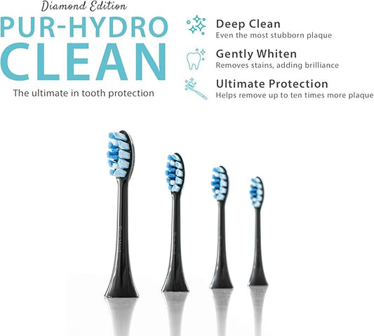 Replacement Heads for Pur - Hydro Clean Toothbrush - Pur - Well Living