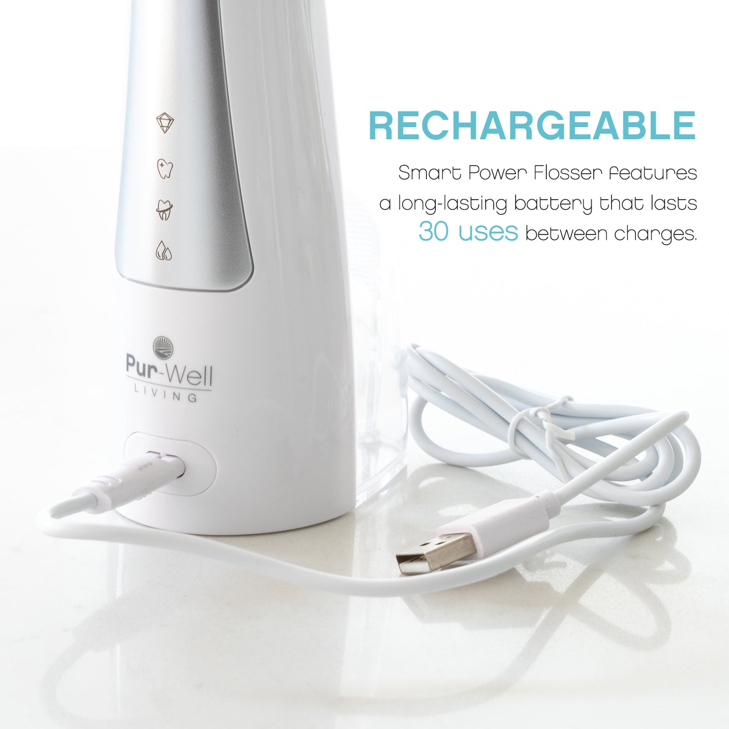 Pur Clean Smart Power Flosser  - Pur - Well Living