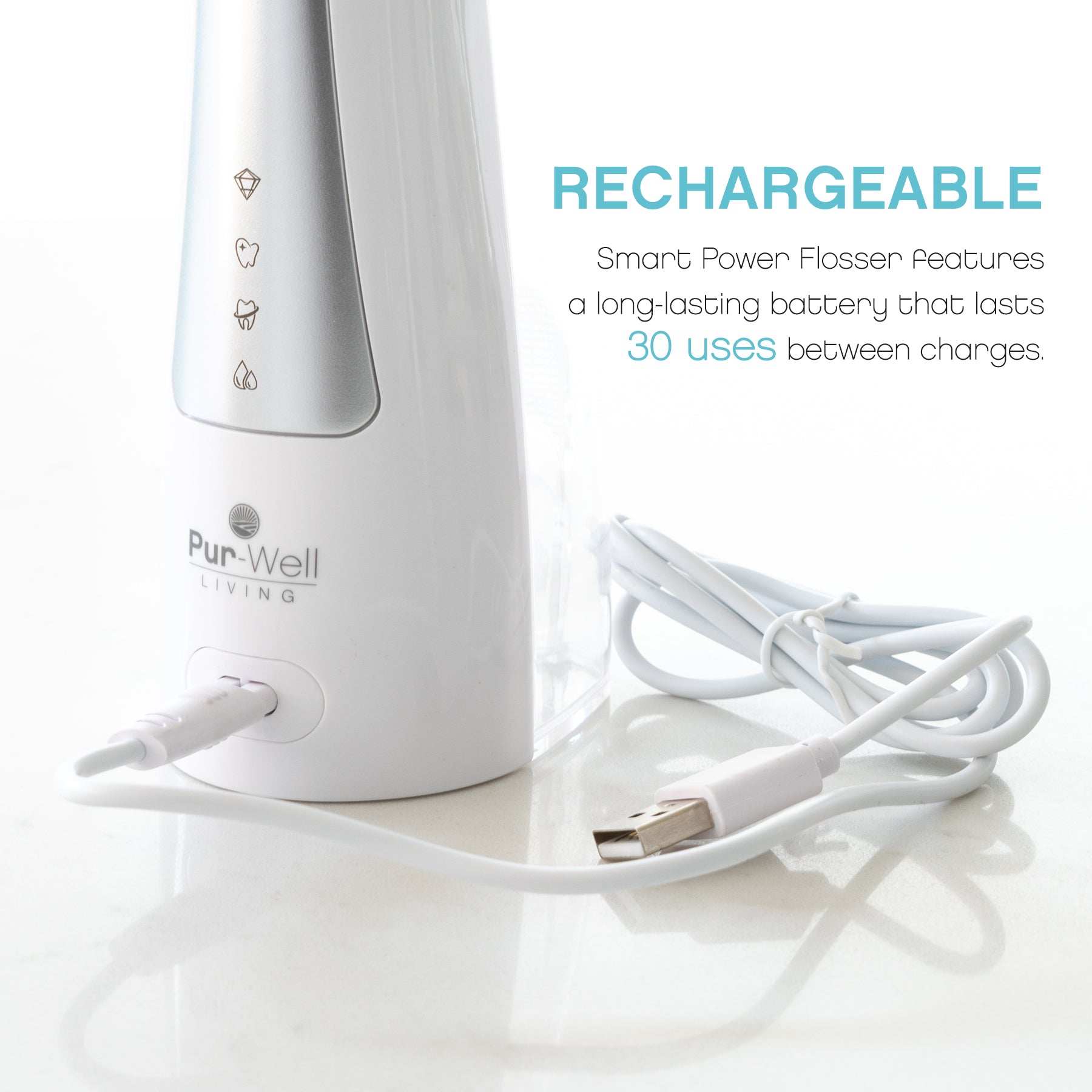 Pur Clean Smart Power Flosser  - Pur - Well Living