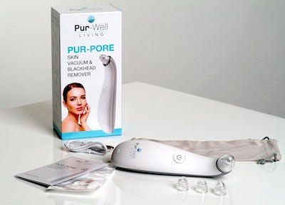 Outlet Pur-Well Living Pur Pore Skin Blackhead Remover Vacuum Facial Pore Cleaner